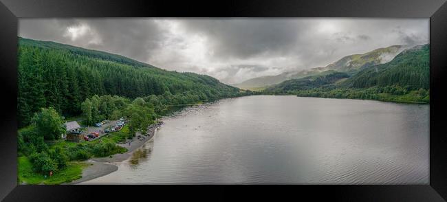 Loch Lubnaig Framed Print by Apollo Aerial Photography
