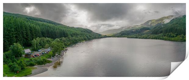 Loch Lubnaig Print by Apollo Aerial Photography