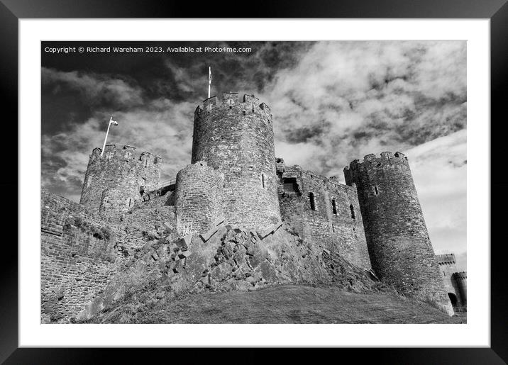 Conwy Castle Framed Mounted Print by Richard Wareham
