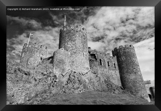 Conwy Castle Framed Print by Richard Wareham