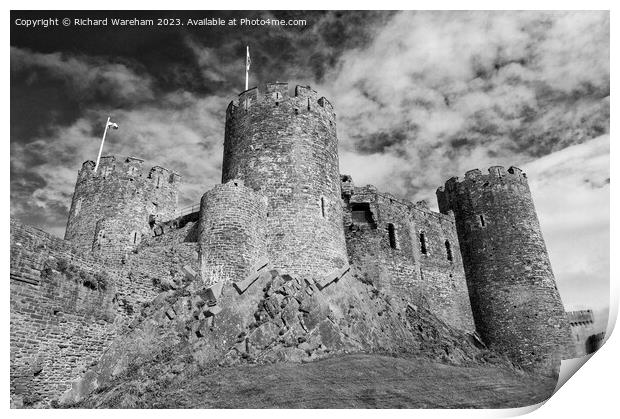 Conwy Castle Print by Richard Wareham