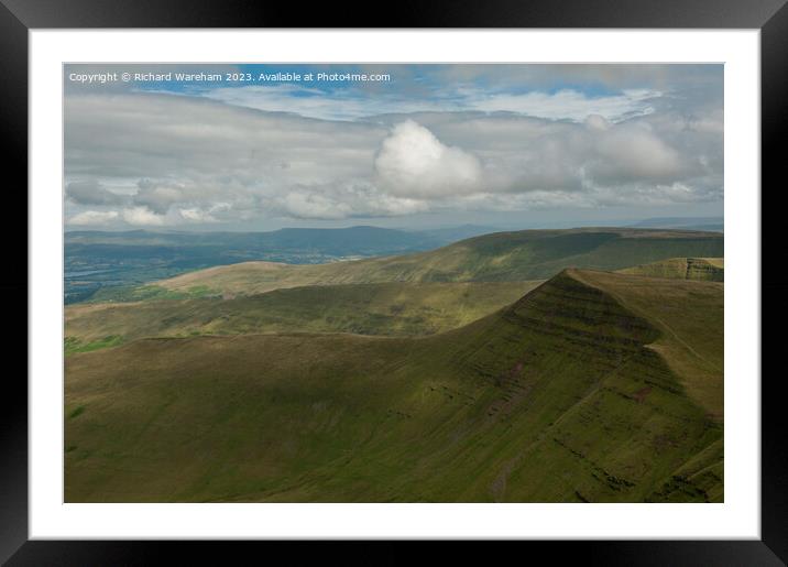 Brecon Beacons Framed Mounted Print by Richard Wareham