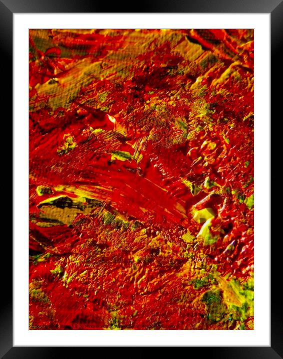 Abstract 773 Framed Mounted Print by Stephanie Moore