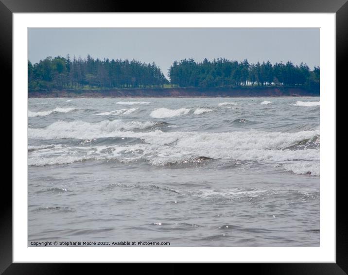 Stormy Day in PEI Framed Mounted Print by Stephanie Moore
