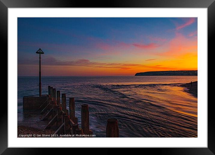 Fire in the Sky !  Framed Mounted Print by Ian Stone