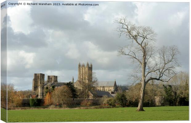 Wells Cathedral Canvas Print by Richard Wareham