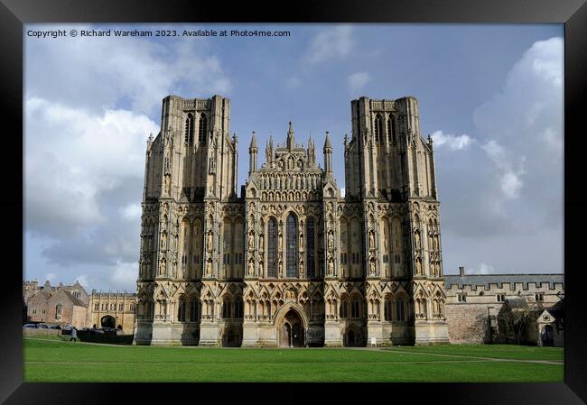 Wells cathedral Framed Print by Richard Wareham