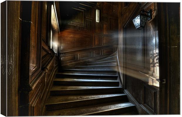 Oak Stairs Canvas Print by Nathan Wright