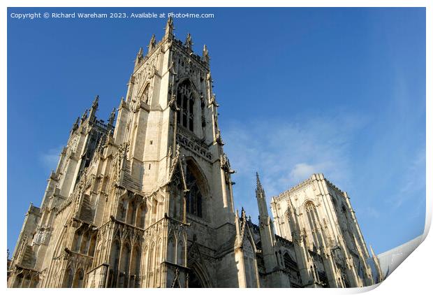 York minster Print by Richard Wareham