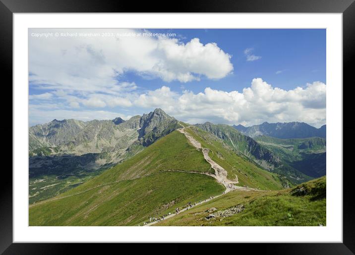 Outdoor mountain Framed Mounted Print by Richard Wareham