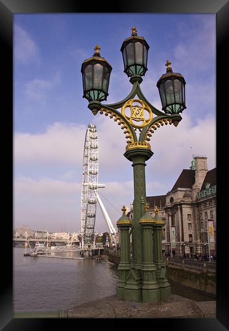 London Eye Framed Print by David French