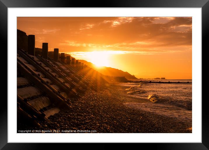 Twilight Enchantment Over Cromer Framed Mounted Print by Rick Bowden