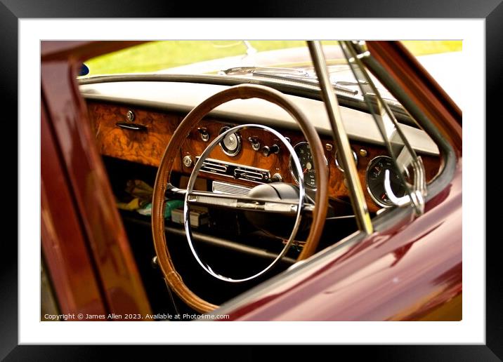 Cars  Framed Mounted Print by James Allen