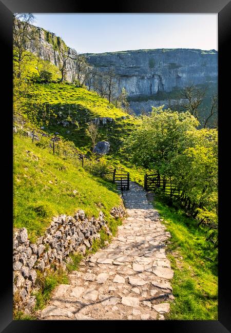 Malham Cove: Springtime in the Yorkshire Dales Framed Print by Tim Hill