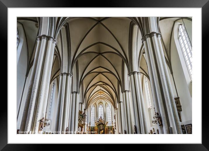 Basilica St Mary's Church Berlin Germany Framed Mounted Print by William Perry