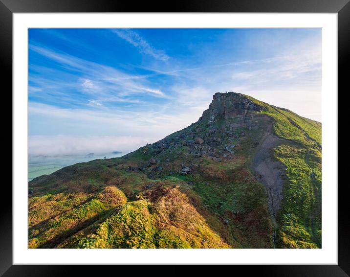 Roseberry Topping North Yorkshire Framed Mounted Print by Tim Hill