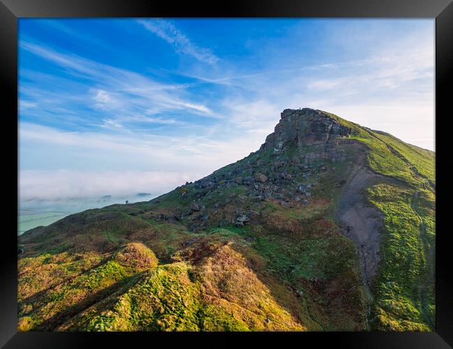 Roseberry Topping North Yorkshire Framed Print by Tim Hill