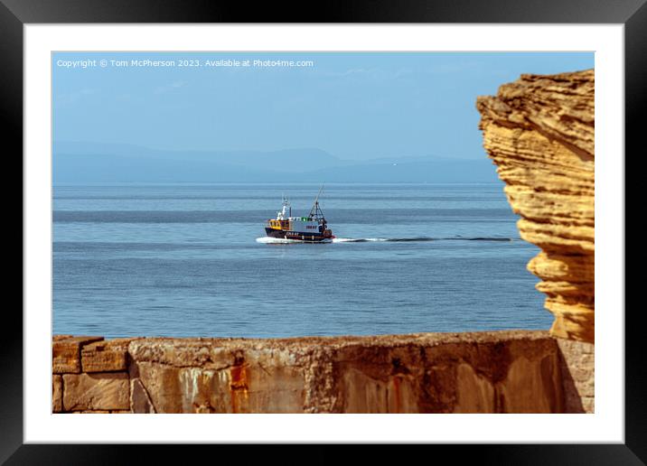 Homeward Bound: Morning Star's Morning Catch Framed Mounted Print by Tom McPherson