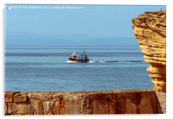 Homeward Bound: Morning Star's Morning Catch Acrylic by Tom McPherson