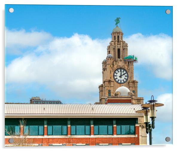 The Royal Liver Building: A Timely Renewal Acrylic by Mike Shields