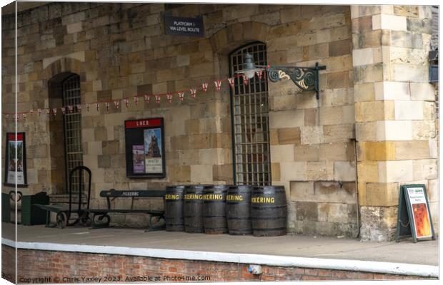 Pickering train station Canvas Print by Chris Yaxley