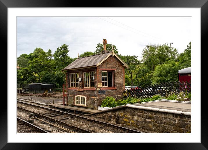Goathland signal house Framed Mounted Print by Chris Yaxley