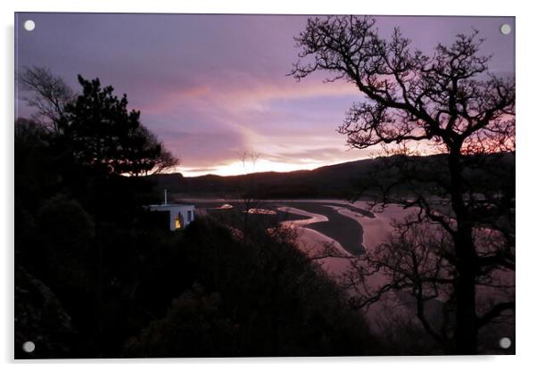 Dawn at Portmeirion 1 Acrylic by Paul Boizot