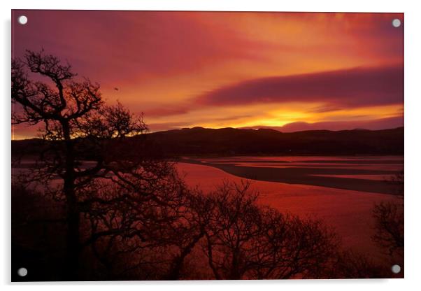 Dawn at Portmeirion 5 Acrylic by Paul Boizot