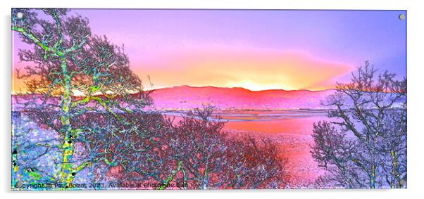Dawn at Portmeirion 8 Acrylic by Paul Boizot
