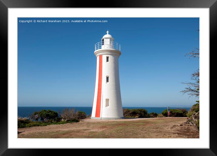 Mersey Bluff Lighthouse Framed Mounted Print by Richard Wareham