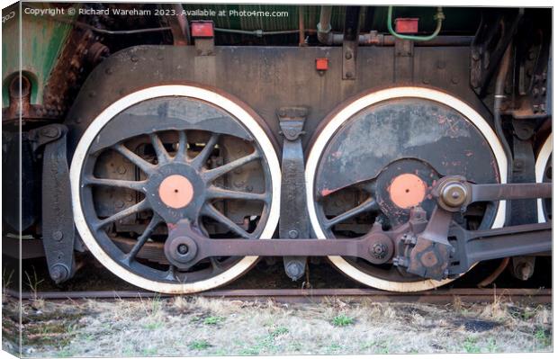 Mikado type Steam Locomotive Canvas Print by Richard Wareham
