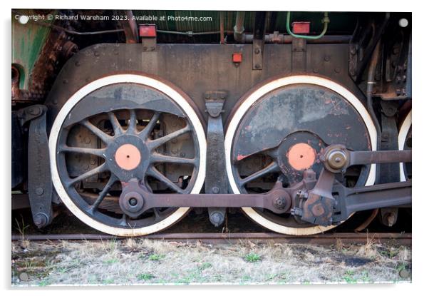 Mikado type Steam Locomotive Acrylic by Richard Wareham