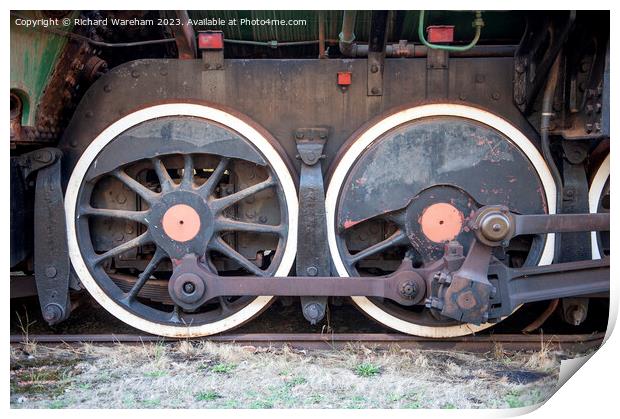 Mikado type Steam Locomotive Print by Richard Wareham