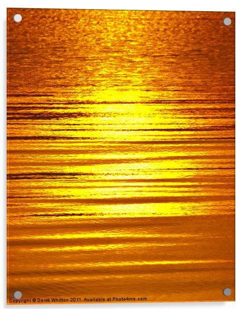 Sunrise Reflection Acrylic by Derek Whitton