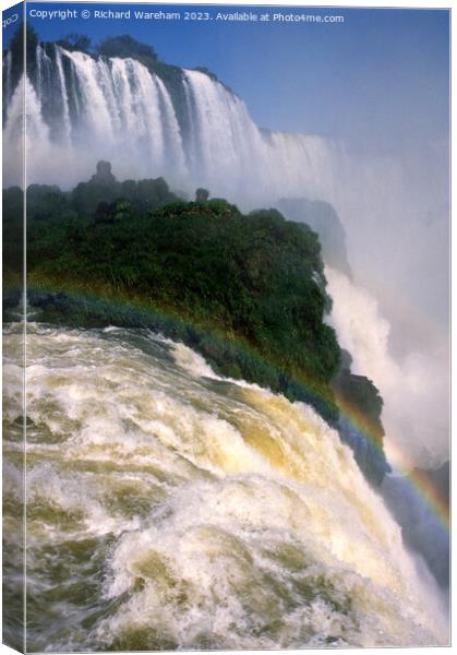 Iguacu Falls Brazil Canvas Print by Richard Wareham