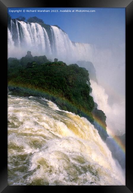 Iguacu Falls Brazil Framed Print by Richard Wareham