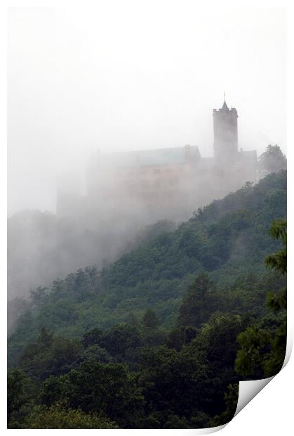 Wartburg Print by Richard Wareham