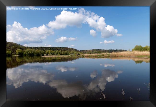 River Elbe Framed Print by Richard Wareham