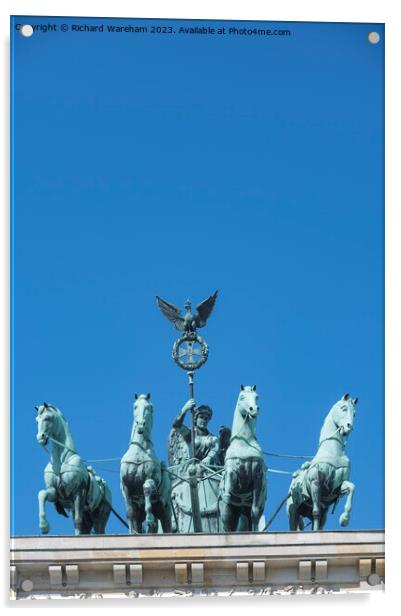 Brandenburg Gate Acrylic by Richard Wareham