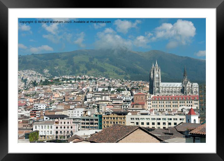 Quito Framed Mounted Print by Richard Wareham