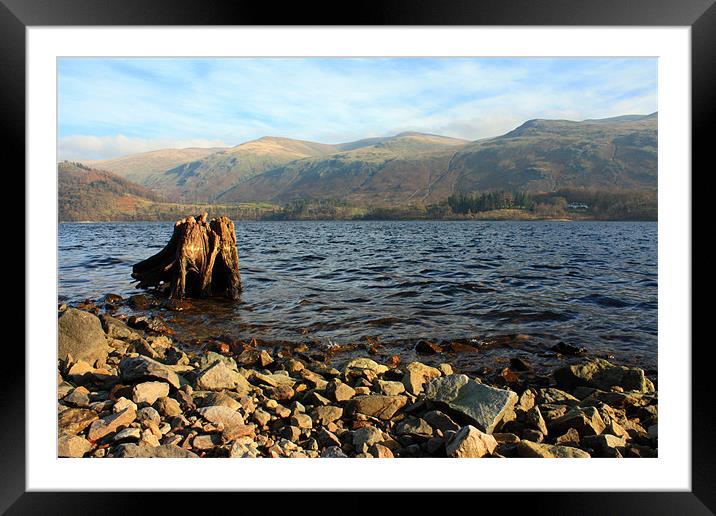 Thirlmere reservoir Framed Mounted Print by Linsey Williams