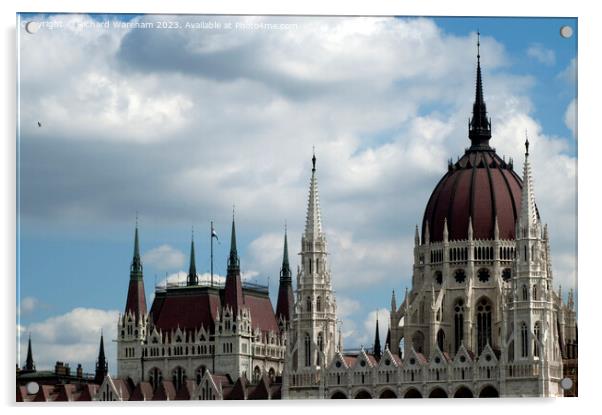 Hungary Parliament Acrylic by Richard Wareham