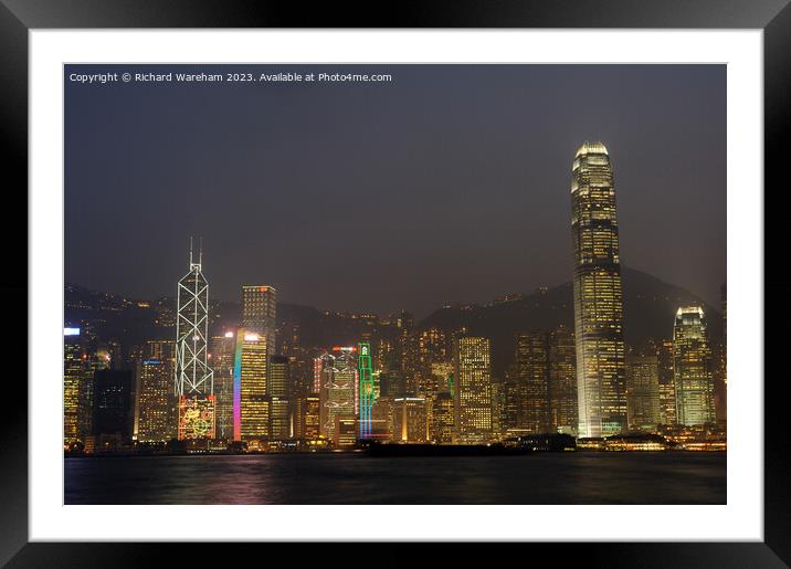 Hong Kong Framed Mounted Print by Richard Wareham