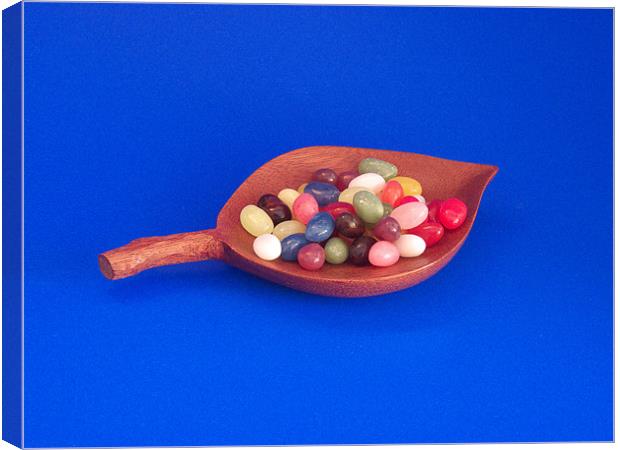 Jelly Beans in Bowl II Canvas Print by Robert Gipson
