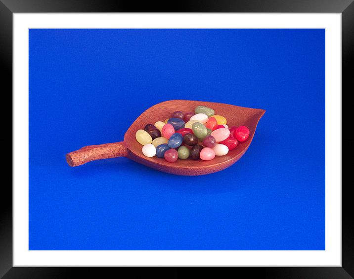 Jelly Beans in Bowl II Framed Mounted Print by Robert Gipson