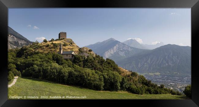 Berolds Tower and  Landscape View, France Framed Print by Imladris 