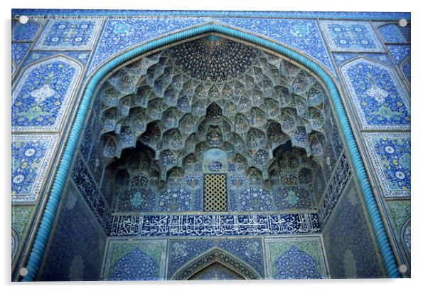 Imam Mosque Acrylic by Richard Wareham