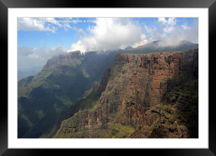 Northern Drakensberg South Africa Framed Mounted Print by Richard Wareham