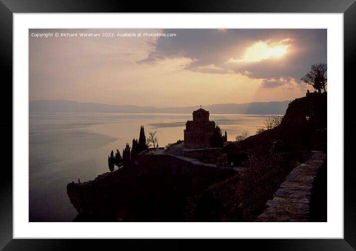 Ohrid Framed Mounted Print by Richard Wareham