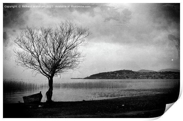 Lake Ohrid Print by Richard Wareham